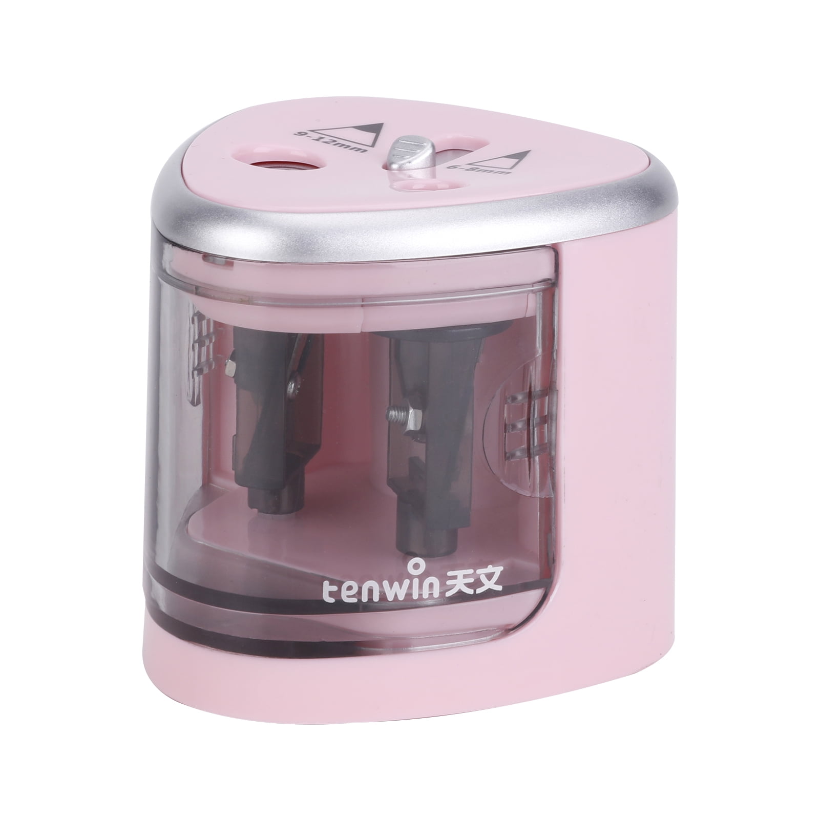 Electric Pencil Sharpener Automatic Pencil Sharpenin Battery Operated~ Pink 