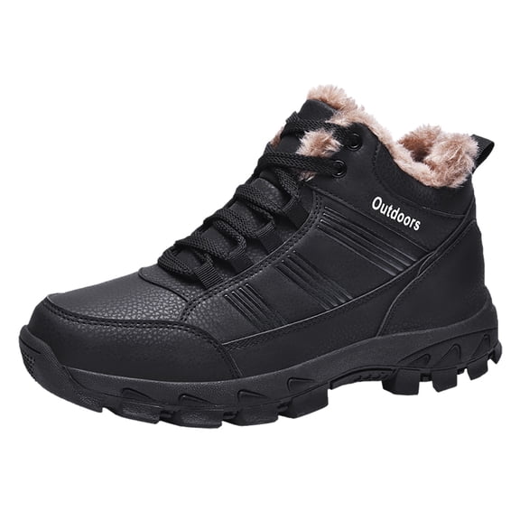 Xmyrz Men'S Snow Boots Skid Resistant Fitted Outgoing Trendy Sneakers Wide Calf Boots Winter Boots Womens Shoes