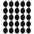 thumbnail image 3 of Paquete de 25 Etiquetas Redondas Aluminio en , Espacios para Estampar Negro, Discos Grabar, Llaveros Metal, Etiqueta Perro, 3 of 11