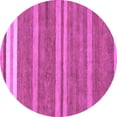 thumbnail image 1 of Ahgly Company Indoor Round Abstract Purple Modern Area Rugs, 7' Round, 1 of 4