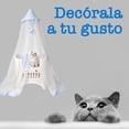 thumbnail image 2 of KE WOOW Cuna de Lujo para Perro, Gato y otras Mascotas, Tamaño Mediano, Color Blanco KE WOOW Cama Alta para Mascotas tipo cuna, 2 of 10