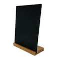 thumbnail image 1 of Pizarra reutilizable para mesa, letrero para menú, tablero de exhibición, pizarra pequeña de madera, mini pizarra para mensajes para niños, fiesta del primer día de clases, 1 of 7