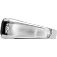 thumbnail image 4 of 14K White Gold Onyx And Diamond Mens Ringsize 10 (Width 4.4 To 10) - Jbsp, 4 of 5