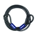 thumbnail image 3 of Brinks Flex Weave Flexible Steel 3/8in x 15ft Open Loop Cable Lock, 3 of 12