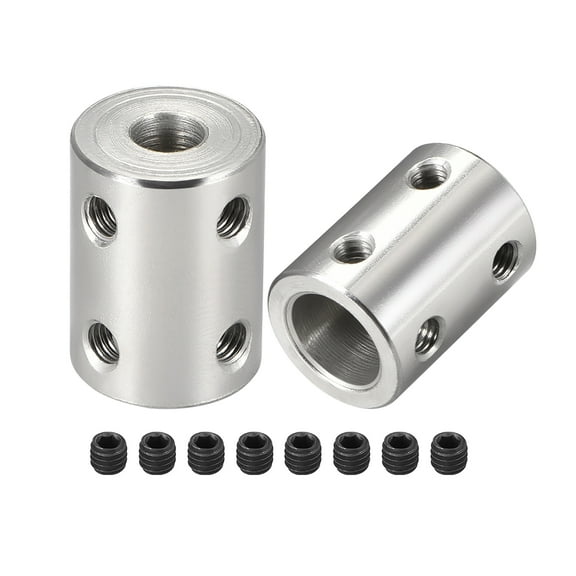 Unique Bargains Shaft Coupling 6mm to 10mm L22xD16 Robot Motor Wheel Rigid Coupler Connector