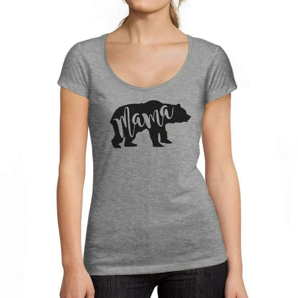 Women's Graphic T-Shirt Mama Bear Eco-Friendly Limited Edition Short Sleeve Tee-Shirt Vintage Birthday Gift Ladies Novelty