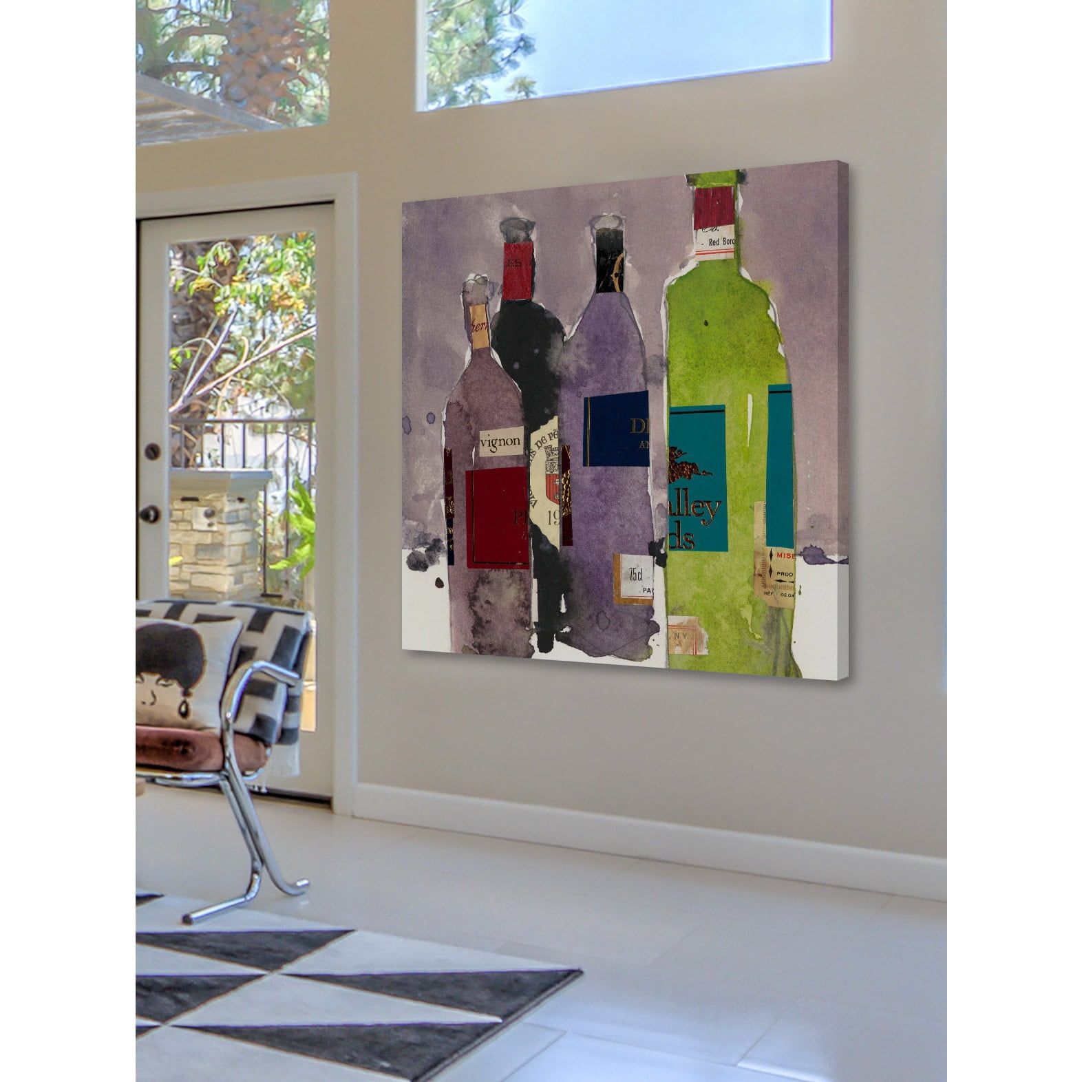 Marmont Hill "Four Bottles" Painting Print on Wrapped Canvas