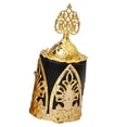 thumbnail image 2 of Quemador de incienso de cerámica de porcelana, incensario, suministros budistas, decoración Negro, 2 of 9