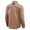 thumbnail image 3 of Men's Darius Rucker Collection by Fanatics Brown Chicago Bears Garment Dyed Long Sleeve Full Snap Shirt, 3 of 5