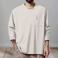 thumbnail image 2 of Men's Long Sleeve Athletic T-Shirt Lightweight Sun Wicking Workout Top for Running Gym Casual Wear Mens Work Shirts Summer Basic Tee Shirts, 2 of 5