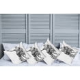 thumbnail image 2 of Ambesonne Retro Throw Pillow Cover 4 Pack, Antique King, 20", Black White, 2 of 7