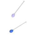 thumbnail image 1 of cucharas de café 2 Piezas de Varilla para Agitar de , Agitadores de , de de Borosilicato, de para , Fría Magideal cucharas de café, 1 of 7