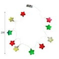 thumbnail image 3 of Led String Light 10L Metallic Stars Décor, 3 of 3