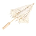 thumbnail image 3 of Sombrilla De Boda, Sombrilla De Encaje Duradera Elegante, Romántica Para Boda Nupcial YLSHRF L Beige, 3 of 8