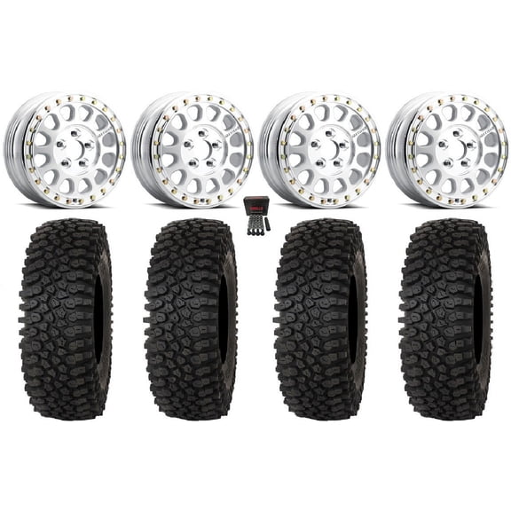 Method 401-R Bdlk Wheels Raw 33" Roctane ST Tires Polaris RZR Turbo R & Pro R Ranger 1500 Xpedition