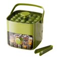 thumbnail image 1 of Binwennn Lunch Fruit Container Glass Airtight Storage Containers Tray Trays Double Layer 48 Gride Easy Release Trays With Lid And And Ice For Making Coffee, 1 of 8