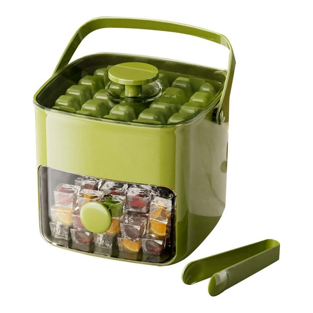 Binwennn Tray Trays Double Layer 48 Gride Easy Release Trays With Lid And And Ice For Making Coffee Glass Food Containers Small Storage Container Small Storage Containers Cheese Bags Disposable