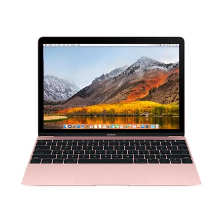 Restored Apple MacBook Core M3 1.1GHz 8GB RAM 256GB SSD 12" Rose Gold MMGL2LL/A (2016) (Refurbished)