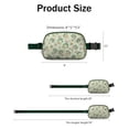 thumbnail image 4 of Emperor Penguin Print Fanny Pack - Waterproof Adjustable Waist Bag with Charming Arctic Animal Pattern, Hands-Free Belt Bag for Skiing & Winter Travel, 4 of 4