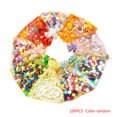 thumbnail image 1 of Oro estampado corazón bolsa de organza multicolor Favor de la boda regalo de joyería bolsas de dulces 100 piezas AweSitey JJ16342-10, 1 of 7