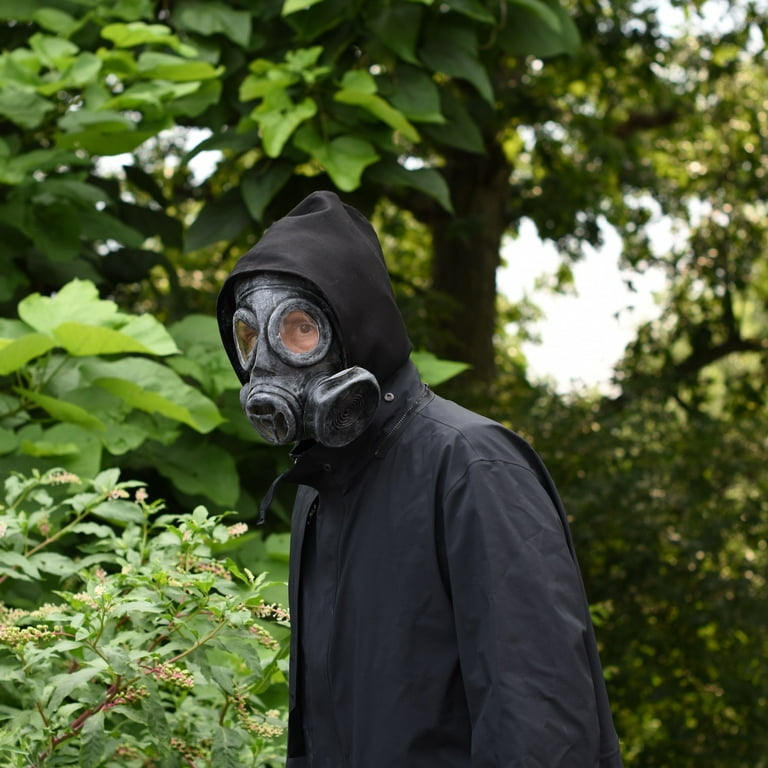 Replica Hazmat Gas Face Mask Respirator Horror Movie Prop Cosplay Halloween  Costume Accessory