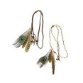 thumbnail image 4 of 2 tocados de plumas, regalos profesionales, elegantes y versátiles tocados de viaje., 4 of 9