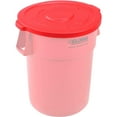 thumbnail image 5 of Global Industrial Plastic Trash Can Lid - 55 Gallon Red, 5 of 5