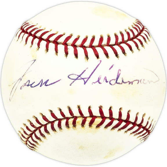 Jack Heidemann Autographed Official MLB Baseball Cleveland Indians, New York Mets SKU #229689