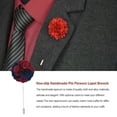 thumbnail image 3 of Qarigey Broches Corsage Lapel Pin hecho a mano Insignias de boda Stick Trajes Decoraciones Hombres Boutonniere Favor Chaquetas Accesorios Accesorios de disfraces tipo 9 Qarigey AP010212-09, 3 of 6