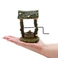 thumbnail image 5 of Miniature Wishing Water Well Fairy Garden, Dollhouse Ornament Tiny House Decor, 5 of 8