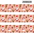 thumbnail image 1 of Nuevo Grosgrain estampado con diseño de Feliz Navidad de 50 yardas, accesorios hechos a mano, 1 of 4
