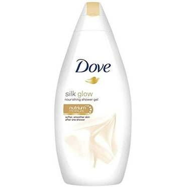 Dove Silk Glow Purely Pampering Bath Body Wash Shower Gel,