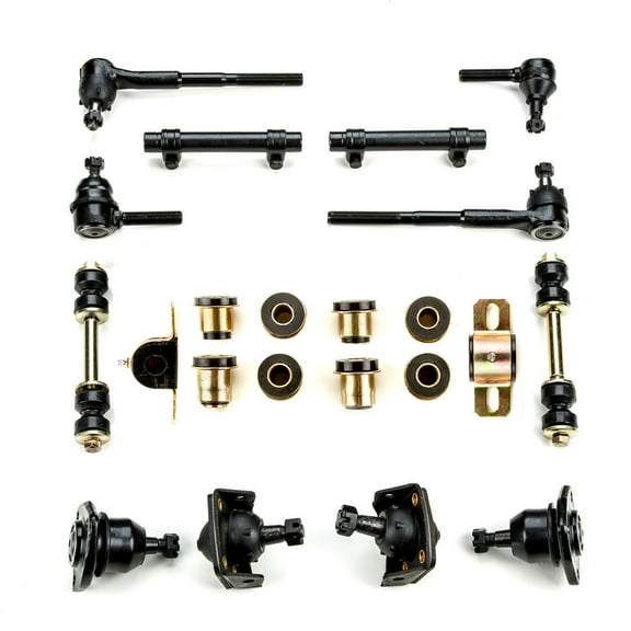 Black Poly Front End Suspension Rebuild Kit Fits 1955 - 1957 Chevrolet Full Size