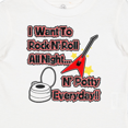 thumbnail image 4 of Inktastic I Want to Rock N' Roll N' Potty Everyday Boys or Girls Baby T-Shirt, 4 of 5