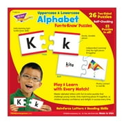 TREND Uppercase & Lowercase Alphabet Fun-to-Know Puzzles