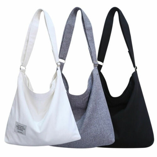 ladies canvas shoulder bags