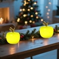 thumbnail image 4 of Ikohbadg Cute Fruit Glass Night Light with Metal Leaves, Decorative Ambient Lamp for Bedroom, Kitchen, Home Decoration, Unique Christmas and Birthday Gift Idea, 4 of 6