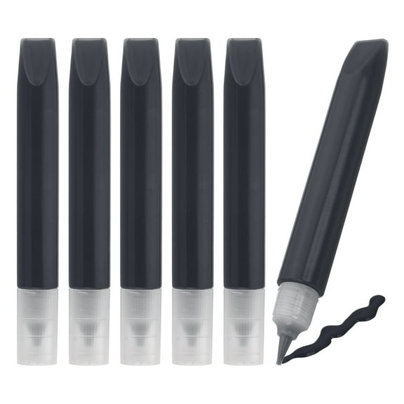 6 Pack Suncatcher Paint Pens, Black Sun Catcher Paint Pens 10ML Each Stained Glass Paint Window Art Kit for Painting Glass Pigment Crafts