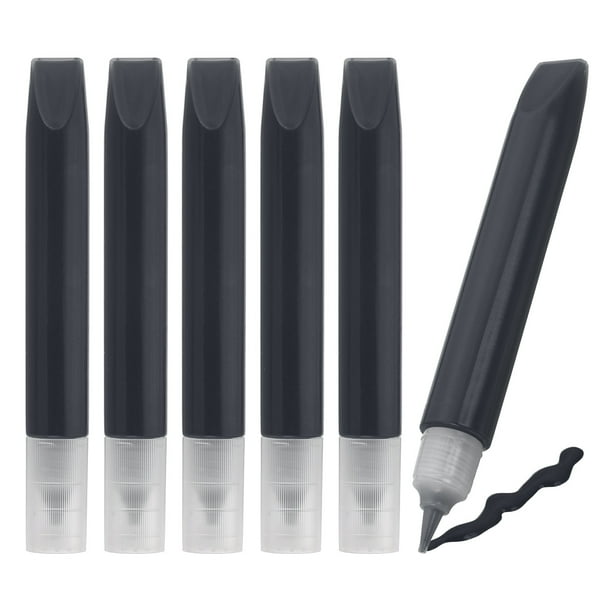 Juego de 6 bolígrafos de pintura para atrapa luz, bolígrafos de pintura negra de 10 ml cada uno, kit de arte para ventanas de pintura en vidrio para manualidades de pigmento.
