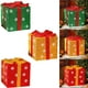 thumbnail image 1 of Navidad decoraciones caja regalos base árbol decoración caja regalo, caja de regalo metalica, estante de madera, diseño 2 niveles, fácil de transportar, para sala de estar, alta demanda, decoración, 1 of 8