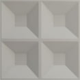 thumbnail image 5 of Ekena Millwork 11 7/8"W x 11 7/8"H Swindon EnduraWall Decorative 3D Wall Panel, UltraCover Satin Smokey Beige (12-Pack for 11.76 Sq. Ft.), 5 of 6