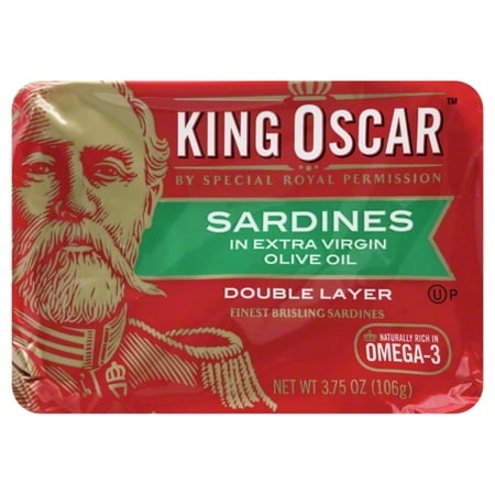 King Oscar Wild Caught Sardines in Olive Oil, 3.75 oz