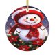 thumbnail image 1 of Adornos navideños colgantes para árbol de Navidad - Adornos navideños colgantes de cerámica - Ideas para regalar adornos navideños, 1 of 8