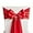 Red, variant on Wedding Satin Silver Chair Sashes Bows 50 Pack Fitted Chair Ribbons 7x108 Inches Chairs Ties for Party Birthday Fiesta Engagement Ceremony Bridal Shower Decor - Silver, 50