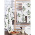 thumbnail image 4 of Fern Leaves Rustic Kitchen Dish Towels for Drying Dishes Set of 3, Farmhouse Pastoral Botanical Grass Waffle Weave Microfiber Hand Tea Bathroom Towels Quick Dry & Absorbent Towel 15.7x23.6, 4 of 7
