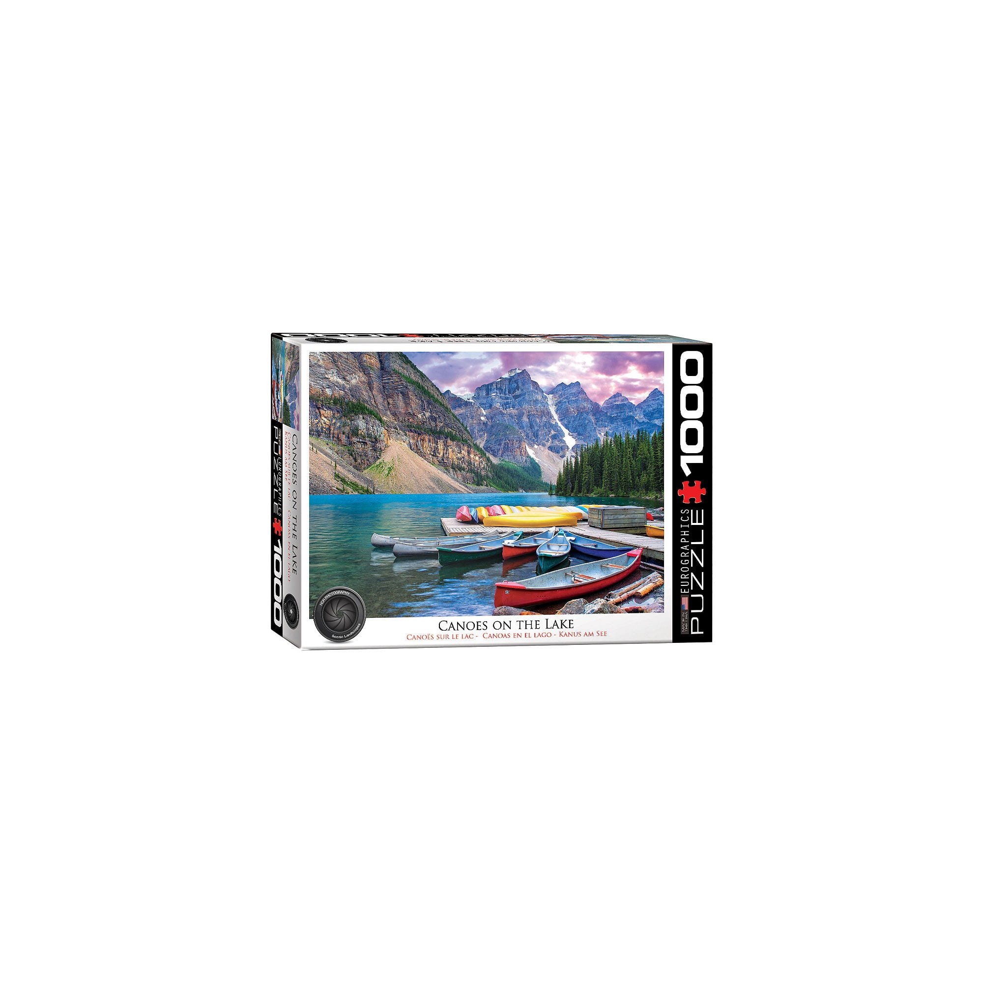 EuroGraphics Canoes on The Lake Jigsaw Puzzle (1000-Piece)