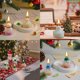 thumbnail image 1 of Vela Aromática de Invierno con Sensación de Ambiente, Copo de Nieve, Venta Al Por Mayor, Modelado Navideño, Pequeño Regalo, Vela Navideña., 1 of 6