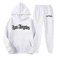 thumbnail image 2 of CONZONE Mens Sweatsuit 2 Piece Sets Casual Men's Jogging Tracksuit Set Letter Graphic Pullover Hoodie Pants Sweat Suit for Men Cozy Fall Winter Athletic Track Suit Outfits, 2 of 4
