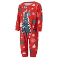 thumbnail image 3 of Pijamas navideños familiares a juego, conjunto de pijama con estampado de árbol de Navidad (camiseta y pantalón) para bebé/perro/perro/peluche)., 3 of 9