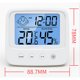 thumbnail image 4 of Termómetro higrómetro digital de alta precisión para interiores, monitor de temperatura e higrómetro, indicador de confort termohigrómetro con retroiluminación, reloj y función /, 4 of 5